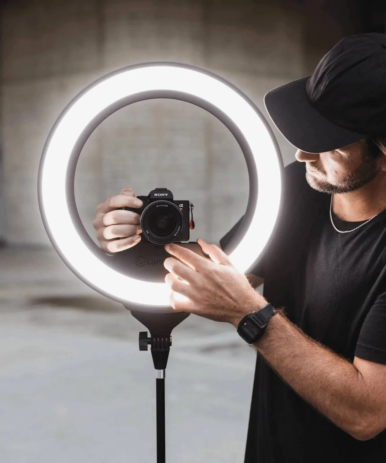 10 Inch LED Ring Light with 2.1m Stand & Phone Holder – 3 Light Modes, Remote Control